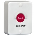 SINGCALL Wireless Calling System,Red Silica Button,Waterproof, Sun-Proof, Dustproof, Shockproof, One-Button Pager(APE510)