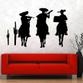 Mexicans Music Vinyl Wall Sticker Living Room Mexico Musician Guaranteed Wall Decal Bedroom North America Home Decoration W083
