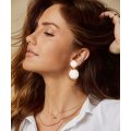 Raffia Earring Stud Boho Handmade Straw Rattan Drop Geometric Lantern Dangle Earrings for Women Girls Summer Beach Jewelry