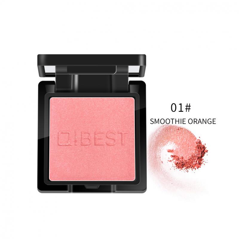 8 Colors Monochrome Blush Lasting Blush Powder Ruddy Red Rouge Natural Cheek Tint Orange Peach Pink Blusher Cream Contour TSLM2