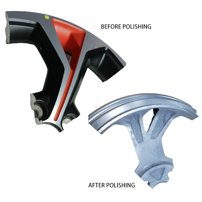 polishing aluminum alloy wheels