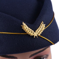 Women Air Stewardess Hat Woolen Flight Attendant Hat Stewardess Cap For Costume Cosplay Musical Performance Lady Party Cap Hat