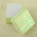 24 pieces Paper Ring Boxes With Bow Design For Earrings 1 dozen Jewelry Case for Valentine's Day Gift Wholesale Lots Bulk