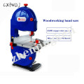 Woodworking Band Saw 8 inch Household Small Band-saw Pull Flower Jigsaw Cutting Machine Sawing Machine Saw Blade Bead Machine