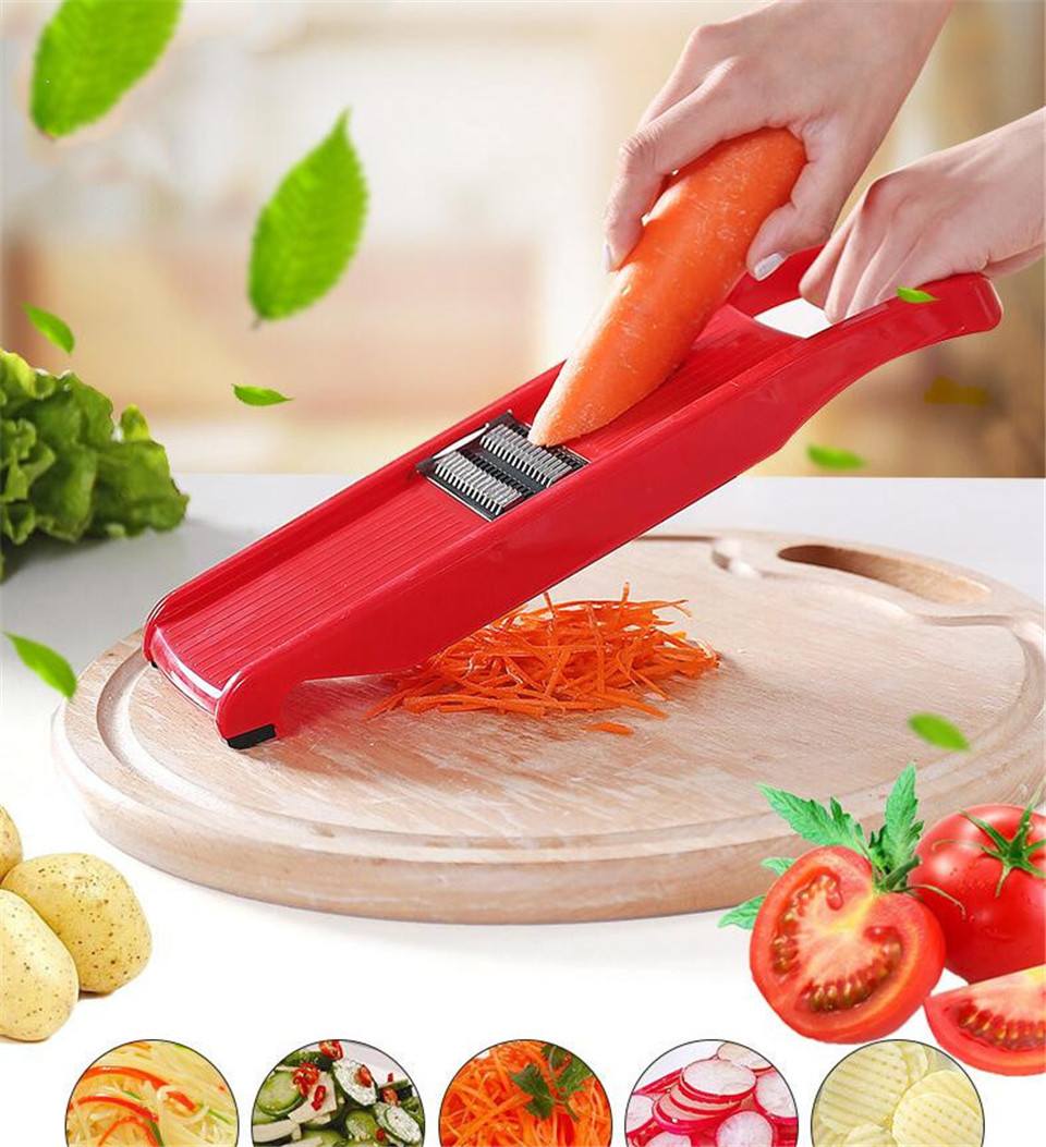 Vegetable Fruit Cutter with Steel Blade Mandoline Slicer Potato Peeler Carrot Cheese Grater vegetable slicer Kitchen Accessories