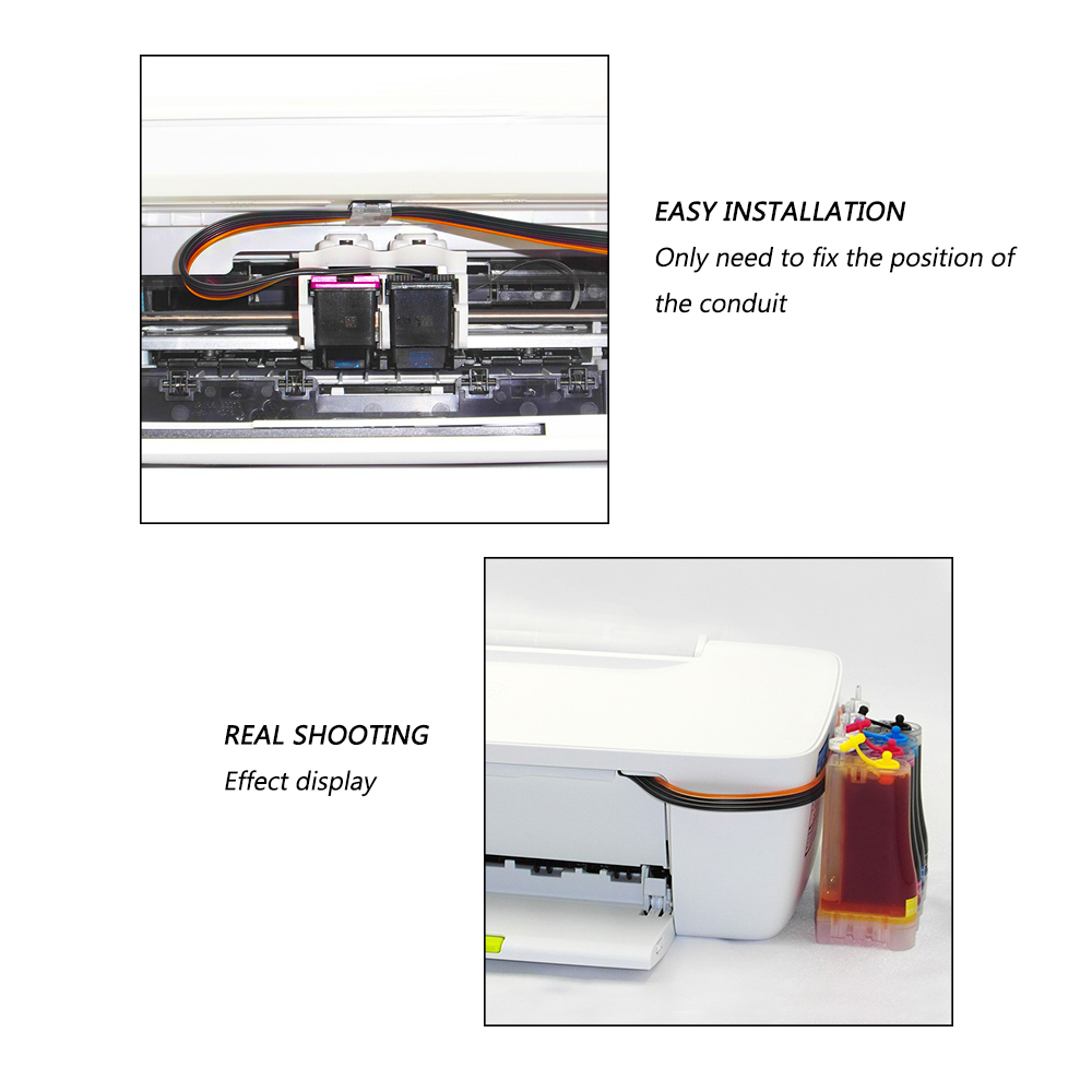 DMYON Compatible for Hp 662 Continuous Ink Supply System 1015 1515 2515 2545 2645 3545 4510 4515 4516 4518 Printer Ink Cartridge