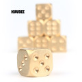 Solid Brass Dices Board Game Digital Dices 6 Sides Juegos De Mesa Madera Mahjong Games Dices