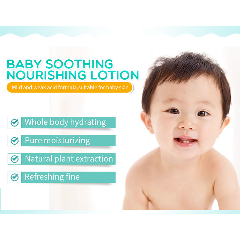 LAIKOU 180ml Baby Soothing Nourishing Whole Body Lotion Deep Moisturizing Fresh Non-greasy Easy To Absorb Without additives