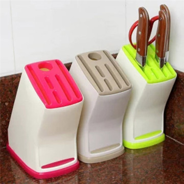 1Pc Plastic Kitchen Knife Holder Multifunctional Kitchen Accessories Storage Rack Tool Holder knife storage kitchen knife holder