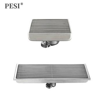 Free shipping 304 stainless steel 300/150/110mm square anti-odor floor drain bathroom invisible shower floor drain.