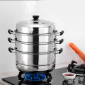 Double boilers Stainless steel soup pot steamer steaming pot non-stick pan kitchen cooking tool cookware cooker dumpling food
