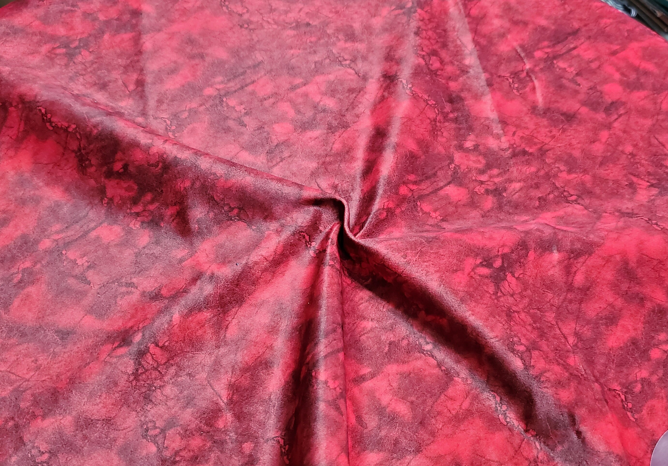 Irregular Printed Holland Velvet q