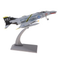 1/100 Die Cast American F-4 Fighter Aircraft Plane Toys W/ Metal Display Stand