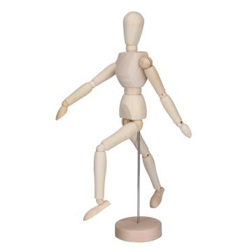 New mannequin Wood Artist Drawing Manikin Articulated Mannequin With Base And Flexible Body mannequin