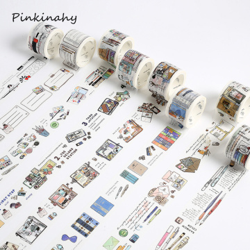 Daily Study Tools Decorative Washi Tape Set Adhesive Tape DIY Scrapbooking Sticker Label Masking Tape School Office Supply