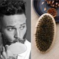 3pcs/set Beard Brush Mustache Comb Boar Bristle Hair Wood Set Shaving Tool For Men With Boar Bristle Brush