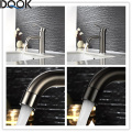 DQOK Brushed Nickle Bathroom Basin Faucets Cold/Hot Mixer Basin Sink Tap Black Water Faucet Bathroom Accessories