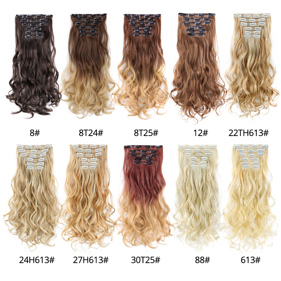 16 Clip In Hair Extension Curly