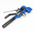 Stainless Steel Tie Gun Steel Pliers Bundle Industry Cable Tighten Tool Tie Gun for Tie Width 4.6-19mm Thickness 0-0.8mm