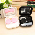(Only Boxes No Lens) Black White Color Women Men Glasses Contact Lenses Box Contact Lens Case For Eyes Care Kit Holder Container