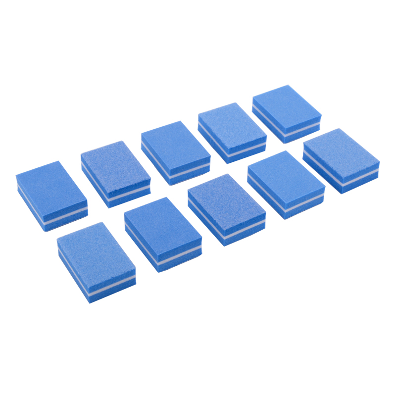 Professional 20pcs/lot Nail File Blue Mini Sponge Sanding Blocks Nail Buffer UV Gel Polish Manicure Tools Nail Buffing Art File