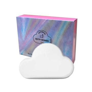 New arrival Natural Skin Care Cloud Rainbow Bath Salt Moisturizing Essential Ball Bombs Bath Bath Exfoliating Bubble Suppli P4D6