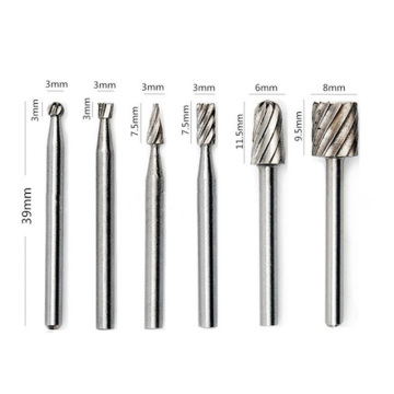 1/8 Mini Drill Bit Woodworking Drilling Rotary Tools Cutter Knife Wood Carving CNC Engraving Tools Kit Accessories Milling Cutte