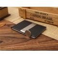 Money Clip Wallet Mens Leather Magic Credit Card Id Holder Solid Color Money Clip Wallet Ninety Percent Off Soft Money Clips Fun