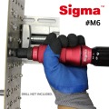 Sigma #M6 Threaded Rivet Nut Drill Adapter Cordless or Electric power tool accessory alternative air pneumatic rivet nut gun