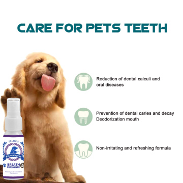 30ml Pet Care Mouthwash Spray Dog Cat Teeth Breath Cleaning Freshener Mouth Cleaner Supplies Of Eliminate Bad Breath And Tartar