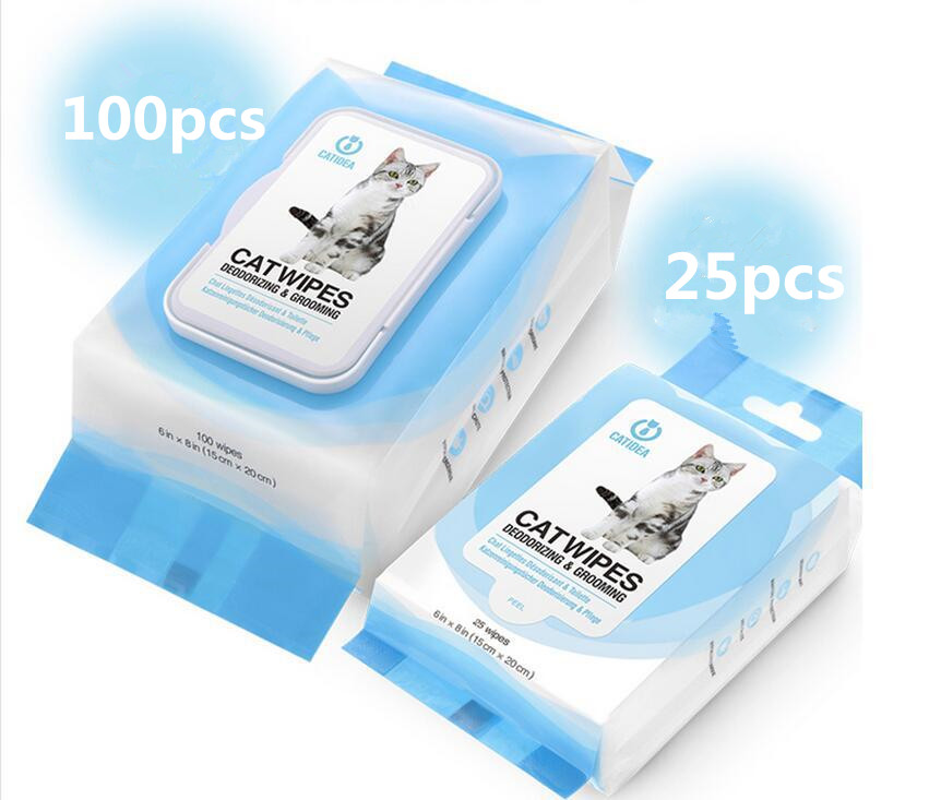 Pet Cleaning Wipes Pet Wipes for Dogs Cats Eye Grooming Tear Stain Remover Cleaning Wet Towel Pet Products pet eye wet wip