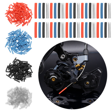 100PCS 20mm Heat Shrink Bicycle Cable End Caps Ultralight Bike Shifter Inner Cable Tips Wire Brake Cable Tips Crimps