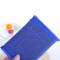 12pcs Kitchen Sponge Scouring Pad Stainless Steel Wire Sponge Scouring Cloth Bowl dish pot Cleaner Brush Household Cleaning Tool