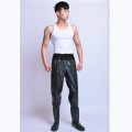 Outdoor Waterproof Fishing Waders Anti-wear Pants Non-slip Rubber Boots Wading Hunting Elastic Waist Clothing Overalls Trousers