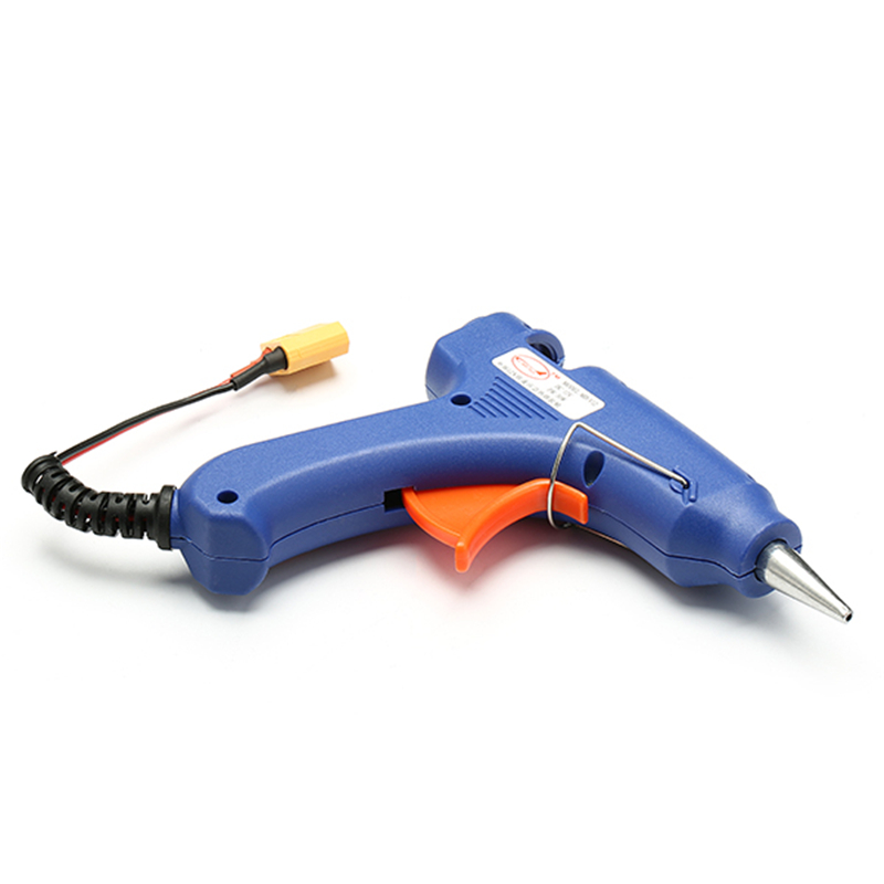 30W Hot Melt Glue Gun With XT60 Plug For RC Models Outfield 3S 12V Heater Heating Wax 7mm Glue Stick DIY Hand Tools