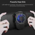 Universal Mobile Phone Cooling Semiconductor Radiator Phone USB Rechargeable Cooler Fan Game Pad Holder Stand Radiator Mute Fan