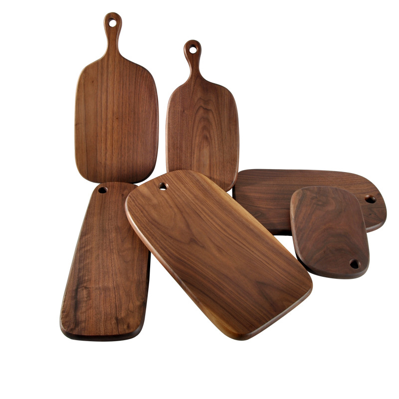 Cutting board Solid walnut wood mini portable outdoor cutting board show and shoot western food steak board charcuterie board