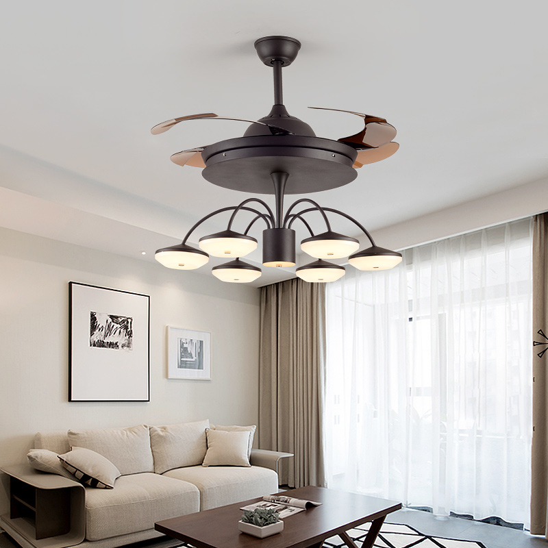 LED Postmodern iron ABS Acryl 95-265v Remote Control Ceiling Fan 75-180w Ceiling Lights.LED Ceiling Light.Ceiling Lamp For Foyer