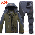 Daiwa Clothing for Fishing Jacket Waterproof Windproof Warm Thick Pants Fishing Shirt Sports Fishing Suit Winter Fishing Wear