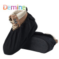 Demine Shoes Covers for Shoe Dust Proof Washable Reusable Flat Ankle Elastic Boot Cover Men Women Indoor Overshoes Accessories