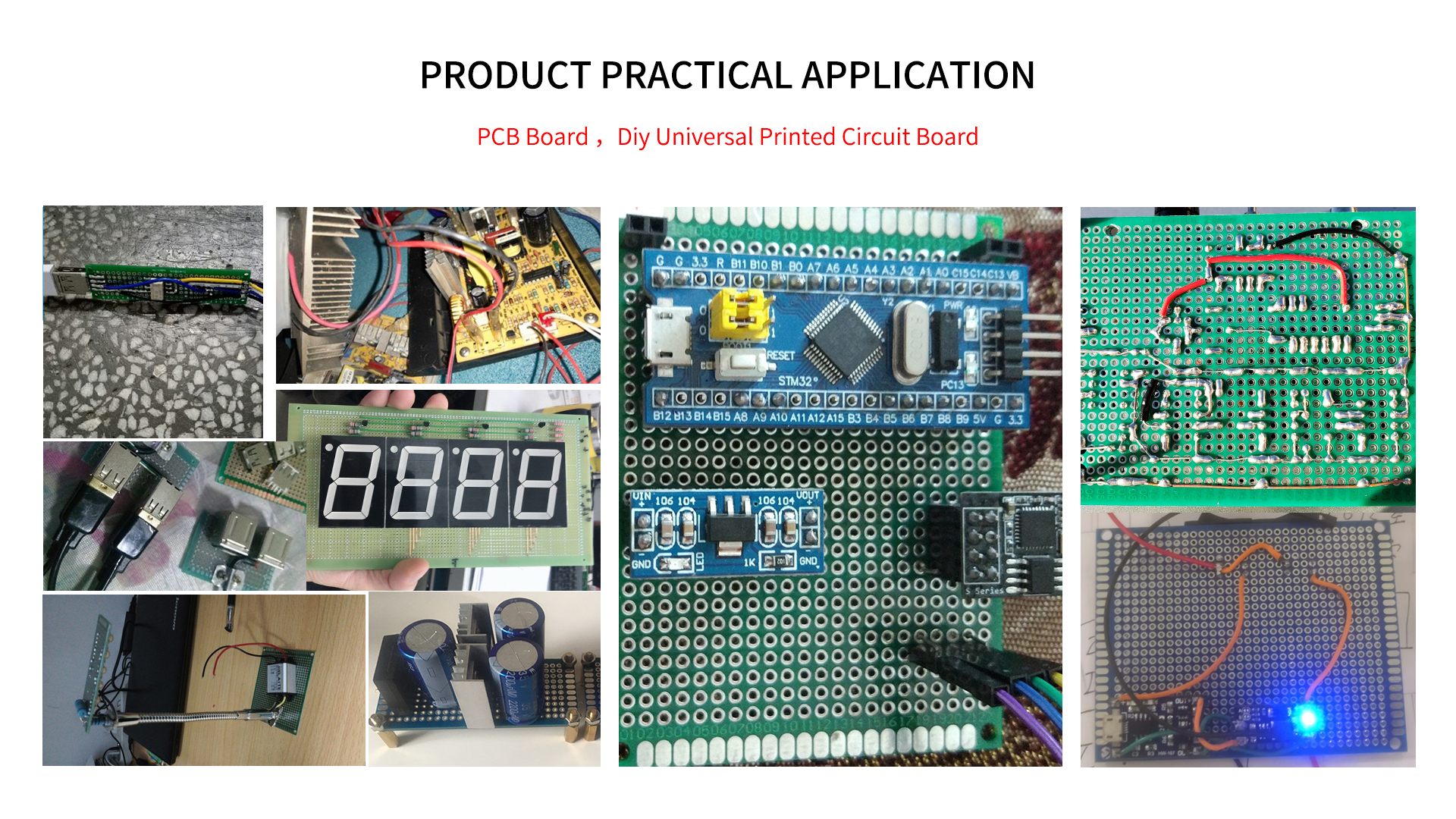 20pcs/lot 5x7 4x6 3x7 2x8 Cm Single Side Prototype PCB Printed Circuit Board 5*7 4*6 3*7 2*8 Universal Board PCB Soldering Plate
