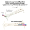 Chain Measuring Ruler Three-in-one Chain Measurer Mountain Road Bike Gauge Tool Wear Amount Chain Ruler Caliper