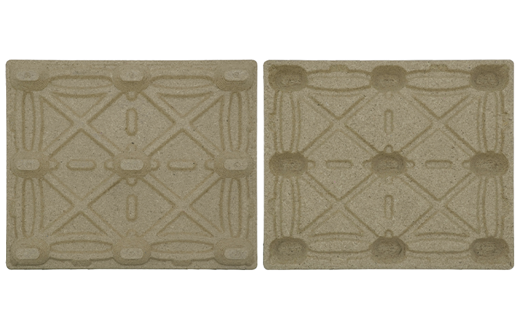 compress wood pallet