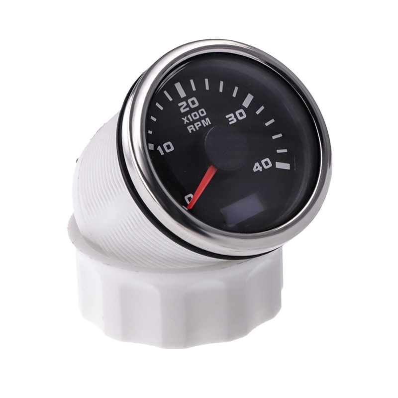 52mm pointer Tachometer 4000 RPM Tacho Meter Gauge With Red Backlight For Car Boat Yacht RV 9-30V