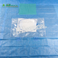 Disposable surgical drape with pe and absorbant PP