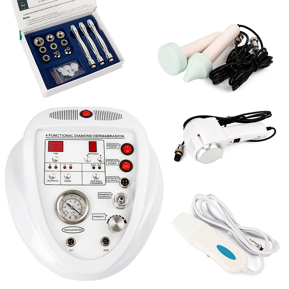 5 in 1 Dermabrasion Microdermabrasion Machine Multi-Function Facial Deep Cleansing Face Lifting Ultrasonic Massage Salon Device