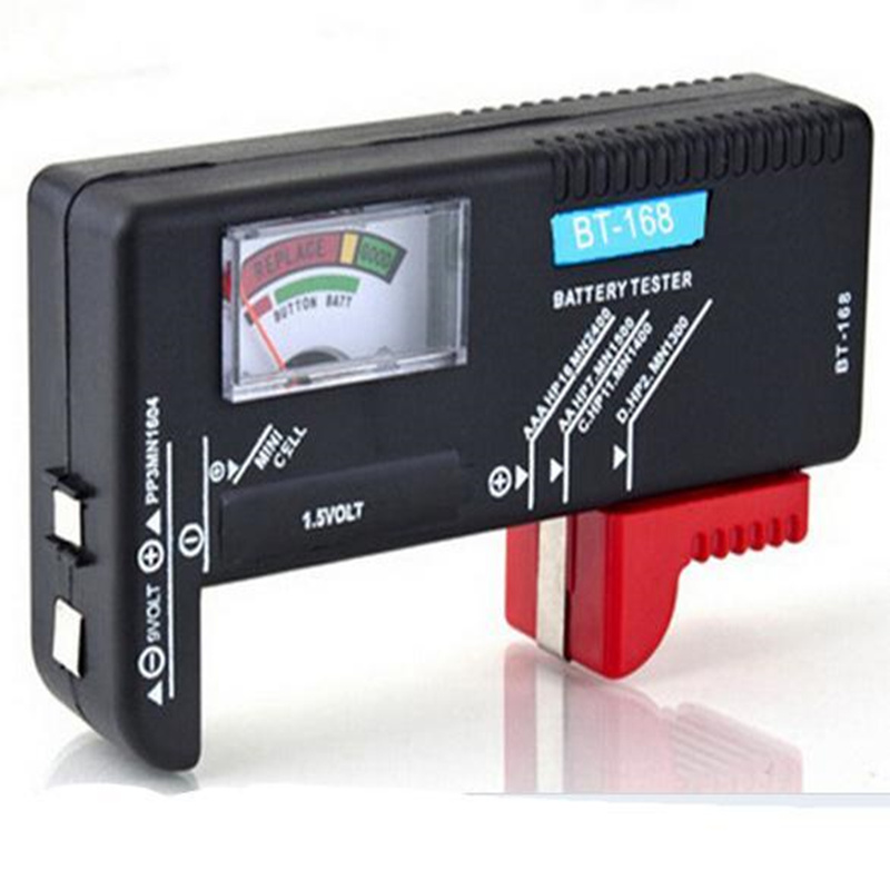 Universal battery tester aaa aa CD 9V 1.5V Button Cell Battery Volt Tester measuring instruments battery diagnostic-tool