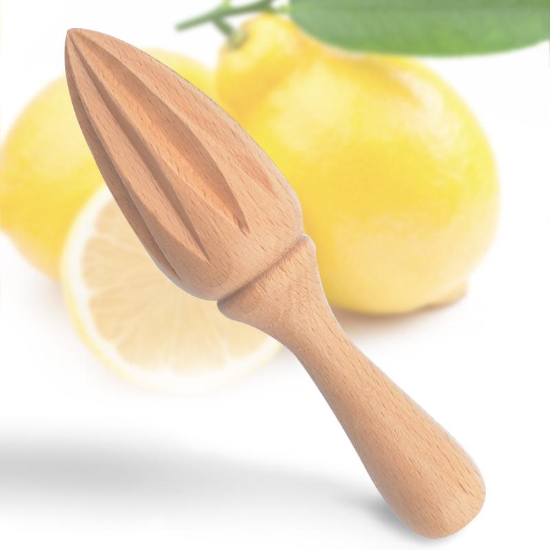 1Pcs Wooden Lemon Squeezer Mini Juicer Fruit Orange Citrus Juice Extractor Reamer New Multifunctional Kitchen Tool