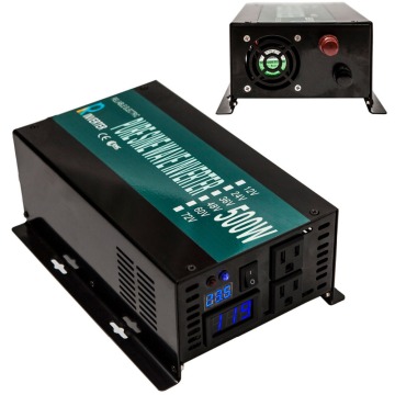 500W Car Power Inverter 12V 220V Pure Sine Wave Solar Inverters Battery Power Supply Converters 24V/48V DC to 120V/230V/240V AC