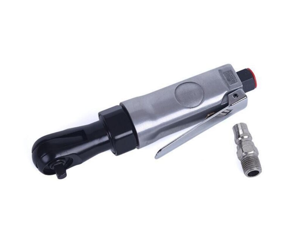 Rinicane 1/4 Inch Pneumatic Ratchet Wrench Air Tools Commutation Speed Mini Promotions Spanner Silver Pneumatic Tools